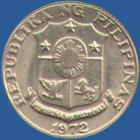 10 сентимо Филиппин 1972 года